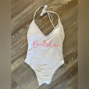 NEVER WORN- Bride One Piece Bathing Suit